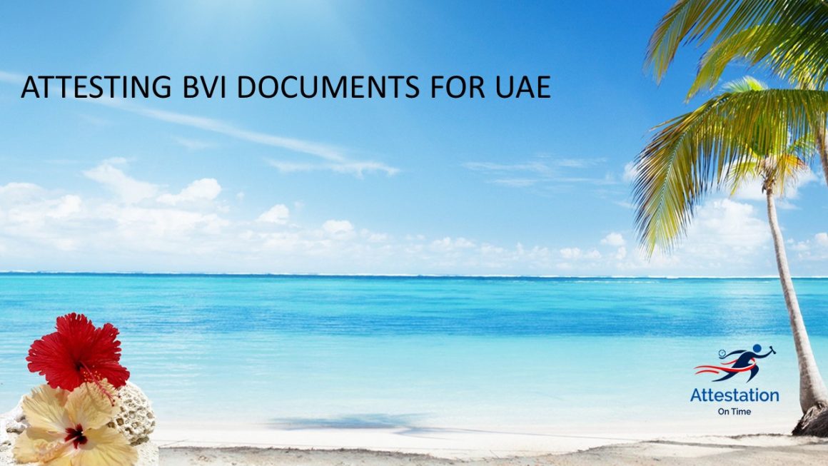Attesting BVI Documents for UAE