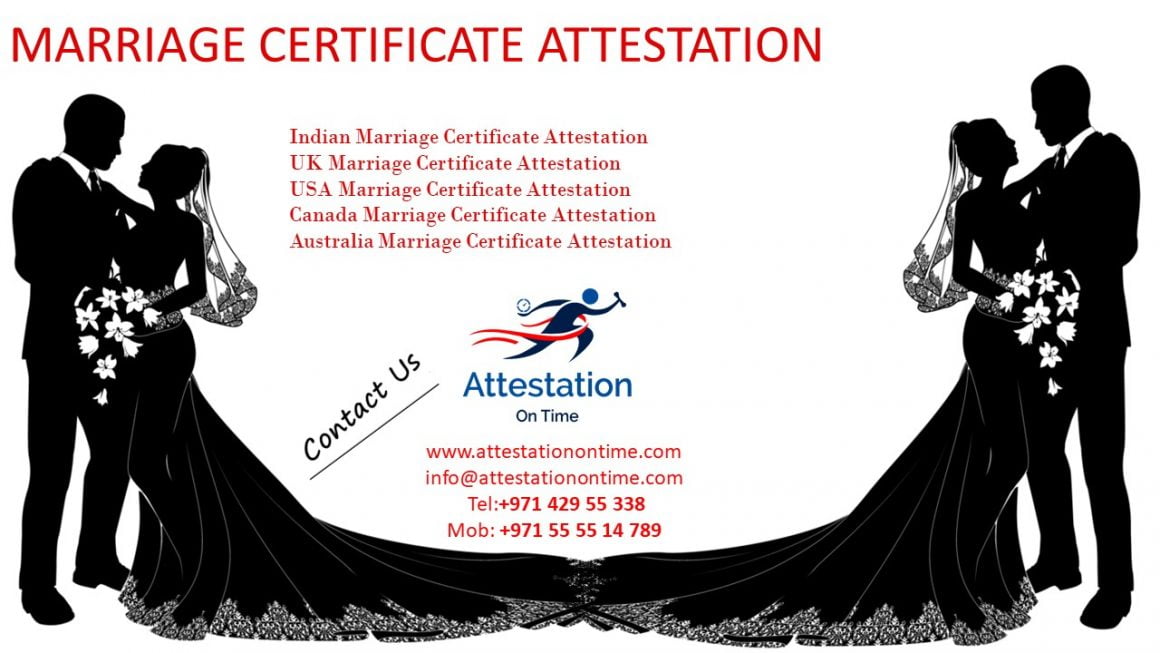 Attestation Marriage Certificate