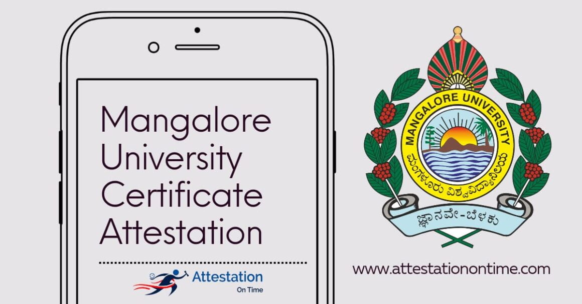 Mangalore University Certificate Attestation